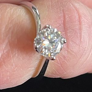 Brilliant Moissanite ring